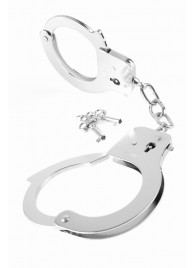 Металлические серебристые наручники Designer Metal Handcuffs - Pipedream - купить с доставкой в Пензе