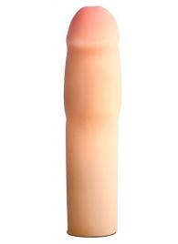 Телесная насадка-удлинитель на пенис PERFORMANCE 1.5INCH COCK XTENDER - 16 см. - Blush Novelties - в Пензе купить с доставкой