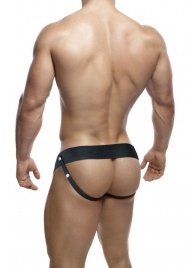 Черный мужской страпон DR. SKIN 6INCH HOLLOW STRAP ON - 16 см. - Blush Novelties - купить с доставкой в Пензе