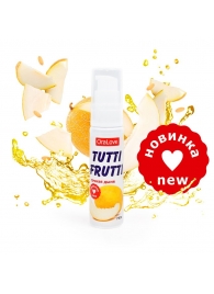 Гель-смазка Tutti-frutti со вкусом сочной дыни - 30 гр. - Биоритм - купить с доставкой в Пензе