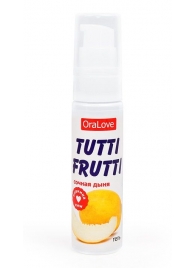 Гель-смазка Tutti-frutti со вкусом сочной дыни - 30 гр. - Биоритм - купить с доставкой в Пензе