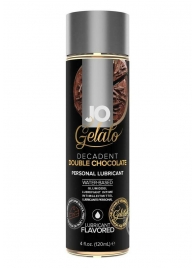 Лубрикант с ароматом шоколада JO GELATO DECADENT DOUBLE CHOCOLATE - 120 мл. - System JO - купить с доставкой в Пензе