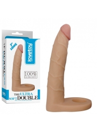 Телесная насадка-фаллоимитатор для двойного проникновения - 17 см. - Lovetoy - купить с доставкой в Пензе