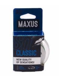 Классические презервативы в пластиковом кейсе MAXUS Classic - 3 шт. - Maxus - купить с доставкой в Пензе