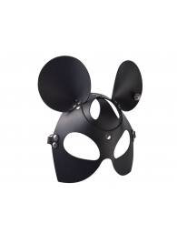 Черная кожаная маска  Мышка - Sitabella - купить с доставкой в Пензе
