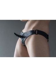 Черные трусики Better с анальной насадкой - 8 см. - Lola Games - купить с доставкой в Пензе