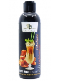 Интимный гель-смазка JUICY FRUIT с ароматом солёной карамели - 200 мл. - БиоМед - купить с доставкой в Пензе