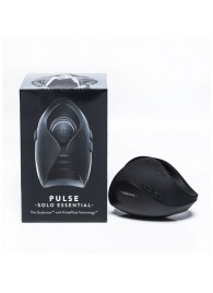 Черный инновационный мужской вибратор PULSE SOLO ESSENTIAL - Hot Octopuss - в Пензе купить с доставкой