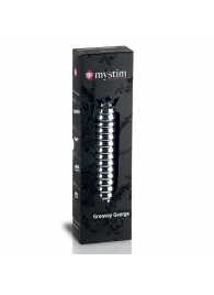 Рельефный фаллос для интенсивного электросекса Groovey George - 20 см. - MyStim - купить с доставкой в Пензе