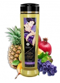 Массажное масло Libido Exotic Fruits с ароматом экзотических фруктов - 240 мл. - Shunga - купить с доставкой в Пензе