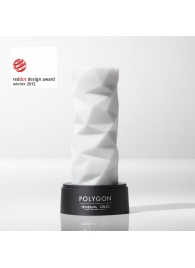 Белый 3D мастурбатор POLYGON - Tenga - в Пензе купить с доставкой