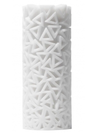Белый 3D мастурбатор PILE - Tenga - в Пензе купить с доставкой
