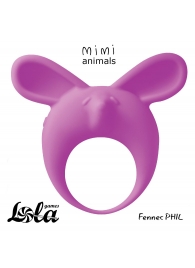 Фиолетовое эрекционное кольцо Fennec Phil - Lola Games - в Пензе купить с доставкой