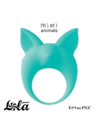 Зеленое эрекционное кольцо Kitten Kyle - Lola Games - в Пензе купить с доставкой