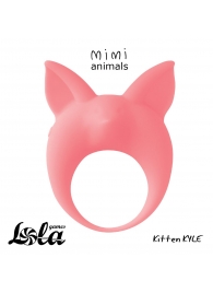 Оранжевое эрекционное кольцо Kitten Kyle - Lola Games - в Пензе купить с доставкой