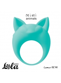 Зеленое эрекционное кольцо Lemur Remi - Lola Games - в Пензе купить с доставкой