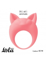 Оранжевое эрекционное кольцо Lemur Remi - Lola Games - в Пензе купить с доставкой