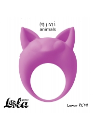 Фиолетовое эрекционное кольцо Lemur Remi - Lola Games - в Пензе купить с доставкой
