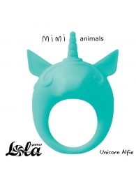 Зеленое эрекционное кольцо Unicorn Alfie - Lola Games - в Пензе купить с доставкой
