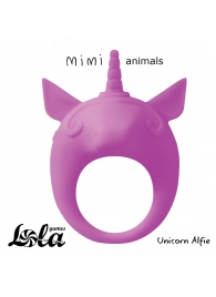 Фиолетовое эрекционное кольцо Unicorn Alfie - Lola Games - в Пензе купить с доставкой