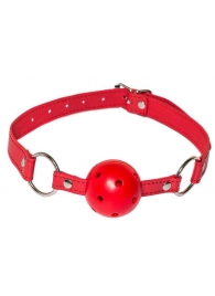 Красный кляп-шарик Firecracker - Lola Games - купить с доставкой в Пензе