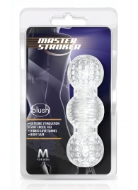 Прозрачный фигурный мастурбатор Master Stroker - Blush Novelties - в Пензе купить с доставкой