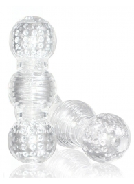 Прозрачный фигурный мастурбатор Master Stroker - Blush Novelties - в Пензе купить с доставкой