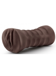 Коричневый мастурбатор-вагина Hot Chocolate Brianna - Blush Novelties - в Пензе купить с доставкой