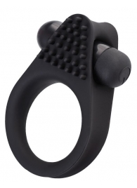 Черное эрекционное виброкольцо Brid с шипиками - A-toys - в Пензе купить с доставкой