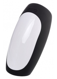 Черно-белый перезаряжаемый мастурбатор Erotist Hailstorm - Erotist Adult Toys - в Пензе купить с доставкой