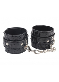 Черные наручники Surrender Wrist Restraints - Chisa - купить с доставкой в Пензе
