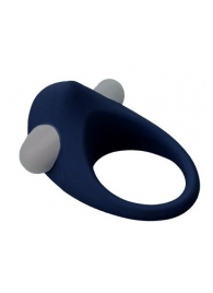 Гладкое синее эрекционное виброкольцо STIMU RING - Dream Toys - в Пензе купить с доставкой