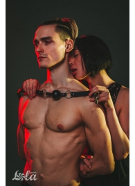 Черный кляп Love Addict на замочке - Lola Games - купить с доставкой в Пензе