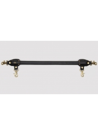 Черная распорка для ног Bound to You Faux Leather Spreader Bar - 50,8 см. - Fifty Shades of Grey - купить с доставкой в Пензе