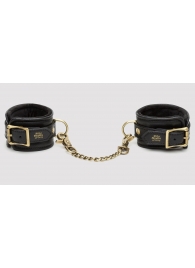 Черные наручники Bound to You Faux Leather Wrist Cuffs - Fifty Shades of Grey - купить с доставкой в Пензе