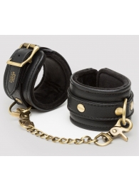 Черные наручники Bound to You Faux Leather Wrist Cuffs - Fifty Shades of Grey - купить с доставкой в Пензе