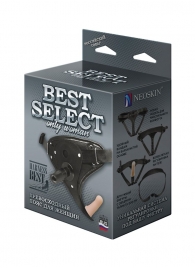 Пояс HARNESS BEST SELECT с вагинальной пробкой - LOVETOY (А-Полимер) - купить с доставкой в Пензе