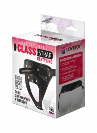 Черный пояс для насадок CLASS STRAP Restyling - LOVETOY (А-Полимер) - купить с доставкой в Пензе