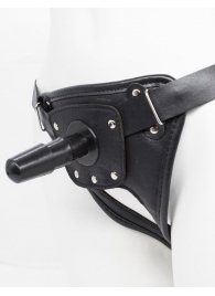 Черный пояс для насадок CLASS STRAP Restyling - LOVETOY (А-Полимер) - купить с доставкой в Пензе