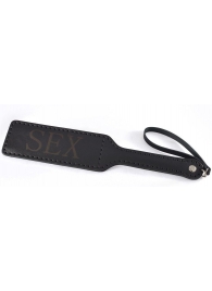 Черная гладкая шлепалка SEX - 35 см. - Sitabella - купить с доставкой в Пензе