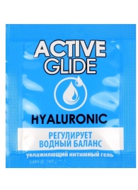 Лубрикант на водной основе Active Glide с гиалуроновой кислотой - 3 гр. - Биоритм - купить с доставкой в Пензе