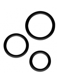 Набор из 3 эрекционных колец SILICONE COCKRINGS - Dream Toys - в Пензе купить с доставкой