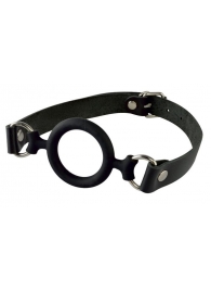 Черный кляп-рамка на регулируемых ремешках - Sitabella - купить с доставкой в Пензе