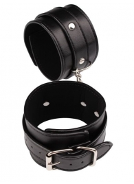 Черные оковы Classic Ankle Cuffs - Chisa - купить с доставкой в Пензе