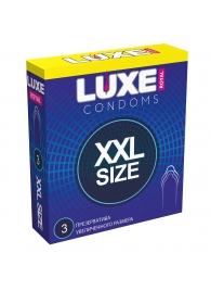 Презервативы увеличенного размера LUXE Royal XXL Size - 3 шт. - Luxe - купить с доставкой в Пензе