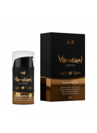 Жидкий интимный гель с эффектом вибрации Vibration! Coffee - 15 мл. - INTT - купить с доставкой в Пензе