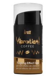 Жидкий интимный гель с эффектом вибрации Vibration! Coffee - 15 мл. - INTT - купить с доставкой в Пензе