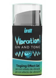 Жидкий интимный гель с эффектом вибрации Vibration! Gin   Tonic - 15 мл. - INTT - купить с доставкой в Пензе