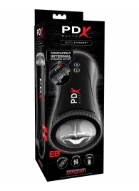 Черный автоматический мастурбатор-ротик Moto Stroker - Pipedream - в Пензе купить с доставкой