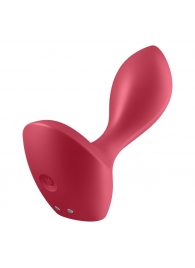 Красный вибромассажёр простаты Satisfyer Backdoor Lover - 14 см. - Satisfyer - в Пензе купить с доставкой